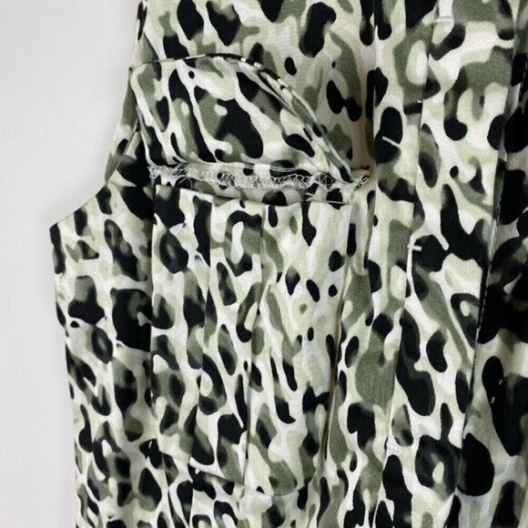 Calvin Klein Dress Womens Size 8 Animal Print Multicolor Sleeveless - Picture 4 of 11